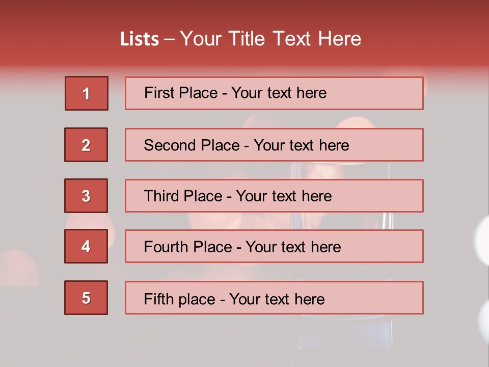 Liquid Signle Orange PowerPoint Template