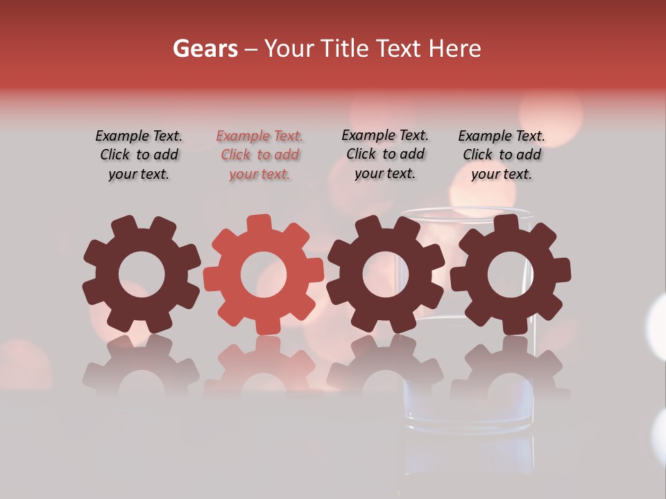 Liquid Signle Orange PowerPoint Template