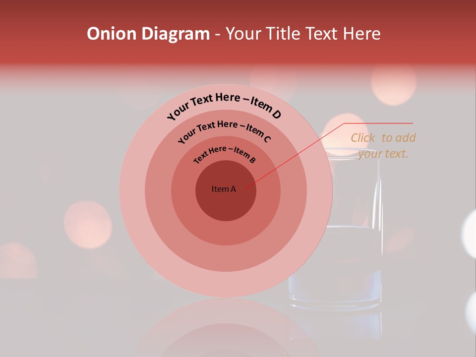 Liquid Signle Orange PowerPoint Template