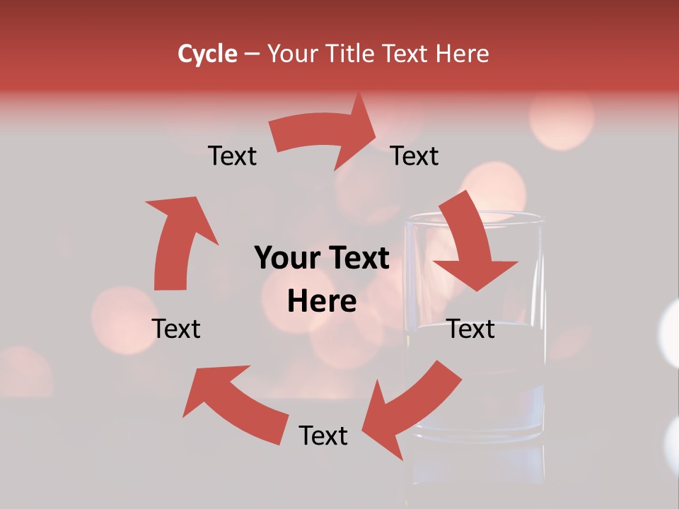 Liquid Signle Orange PowerPoint Template