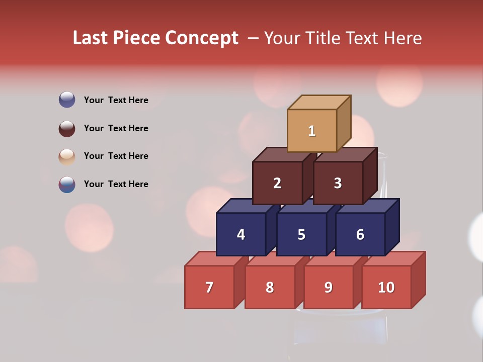 Liquid Signle Orange PowerPoint Template