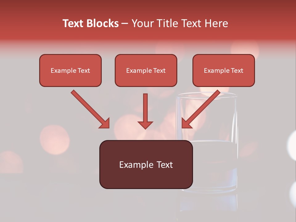 Liquid Signle Orange PowerPoint Template