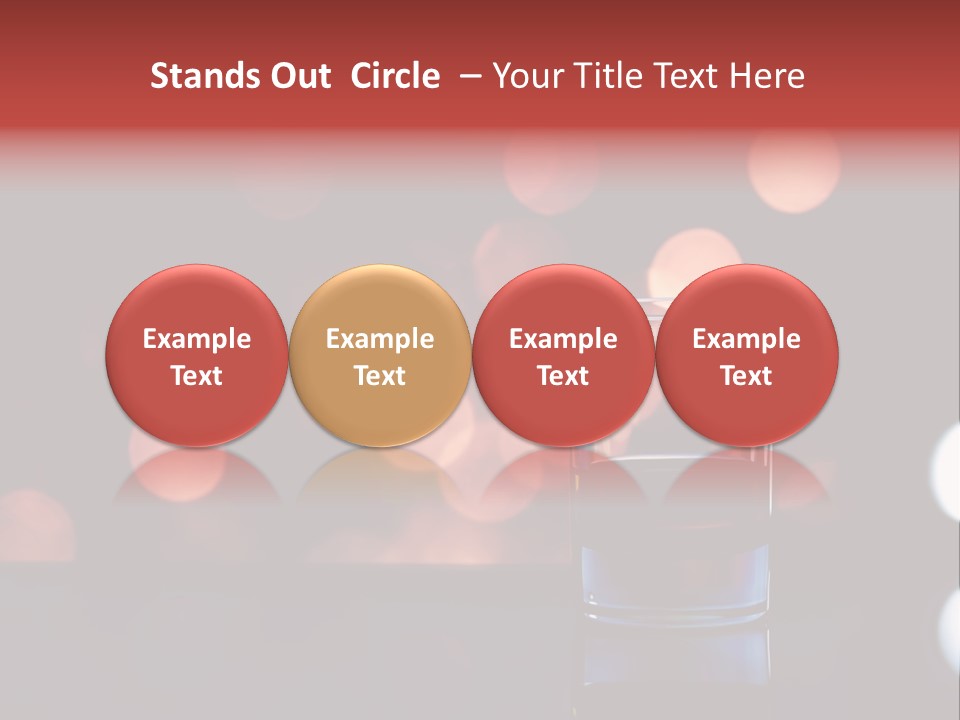 Liquid Signle Orange PowerPoint Template