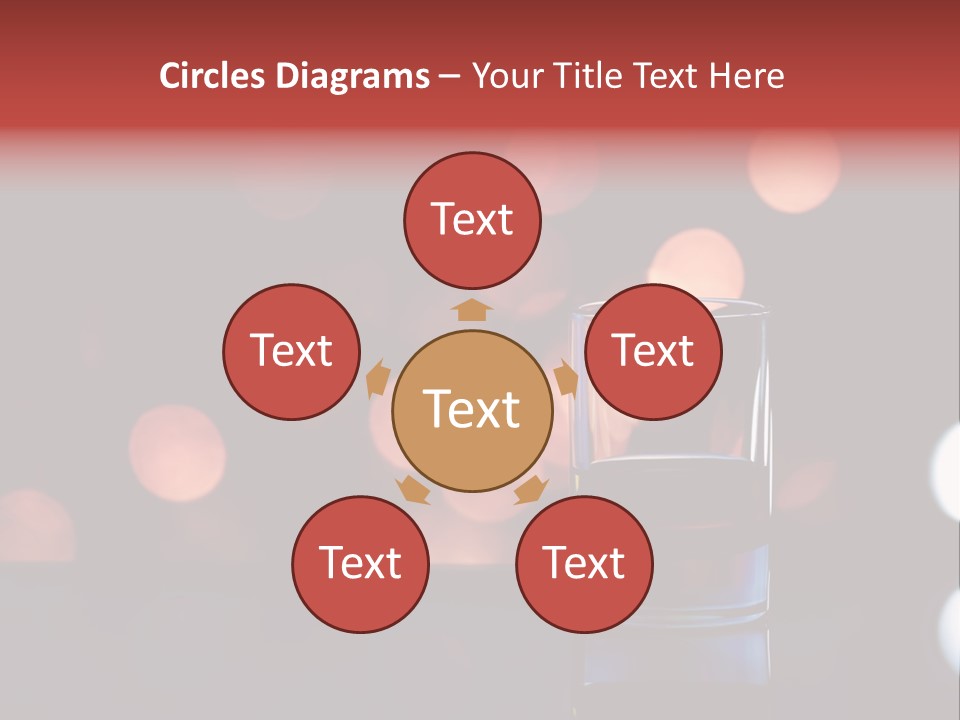 Liquid Signle Orange PowerPoint Template