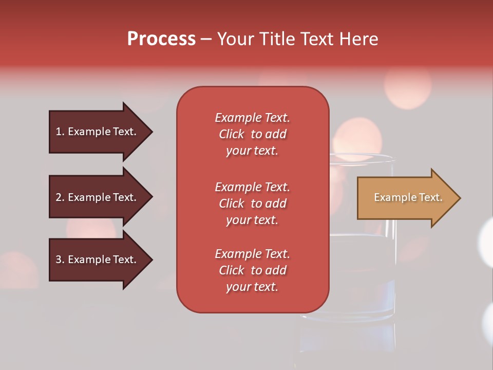 Liquid Signle Orange PowerPoint Template