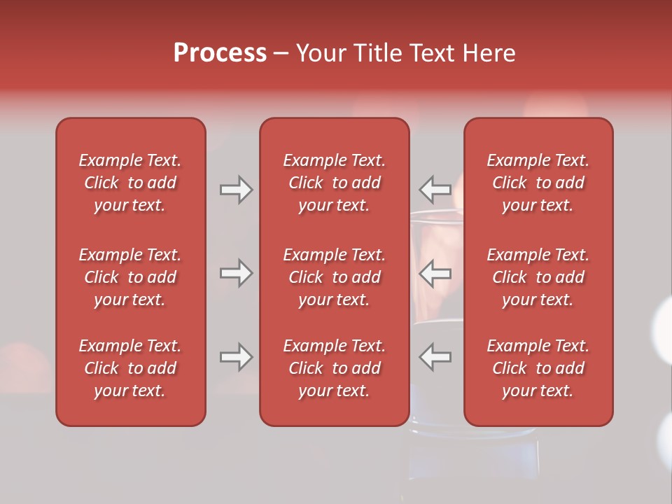 Liquid Signle Orange PowerPoint Template