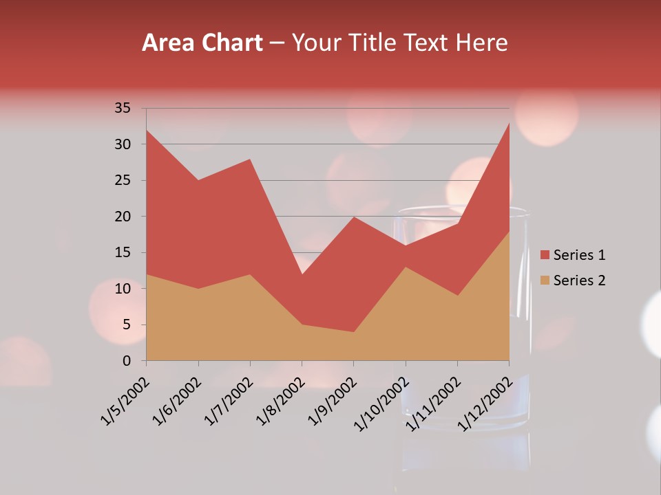 Liquid Signle Orange PowerPoint Template