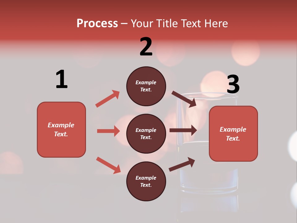 Liquid Signle Orange PowerPoint Template