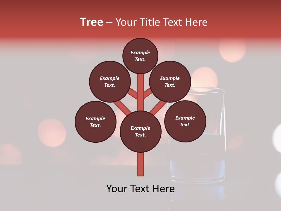 Liquid Signle Orange PowerPoint Template