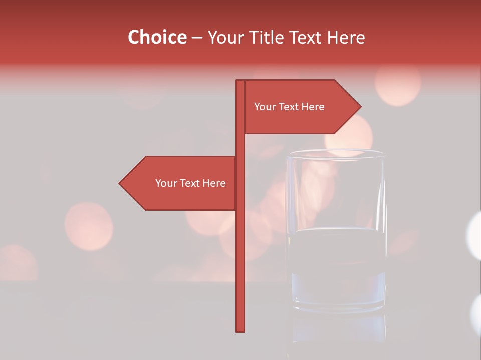 Liquid Signle Orange PowerPoint Template