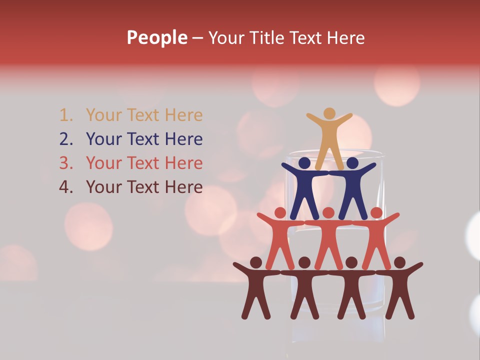 Liquid Signle Orange PowerPoint Template