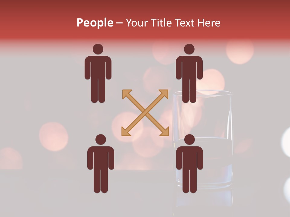 Liquid Signle Orange PowerPoint Template