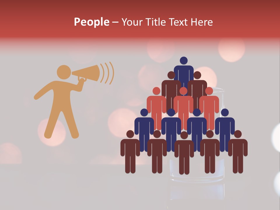 Liquid Signle Orange PowerPoint Template