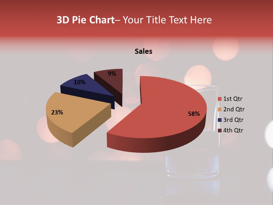 Liquid Signle Orange PowerPoint Template