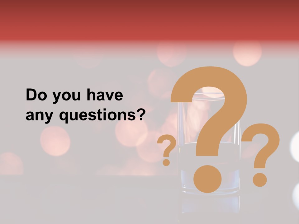 Liquid Signle Orange PowerPoint Template