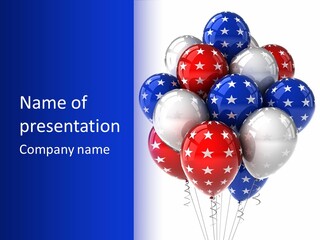 Holiday America American PowerPoint Template