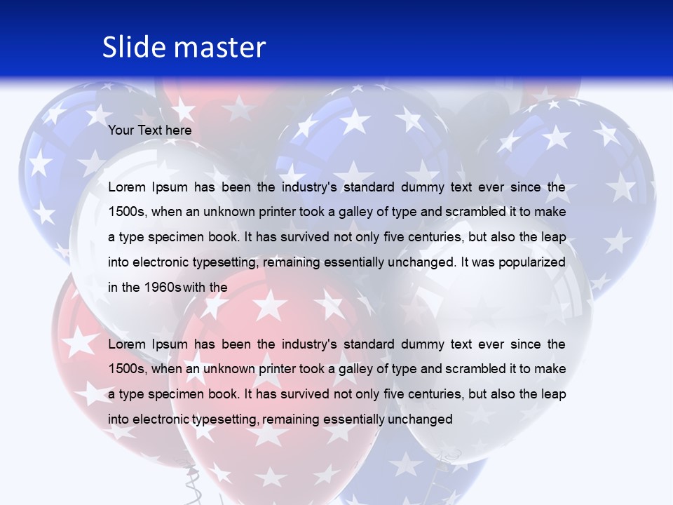 Holiday America American PowerPoint Template