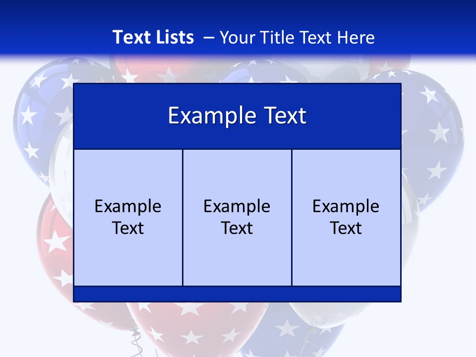 Holiday America American PowerPoint Template