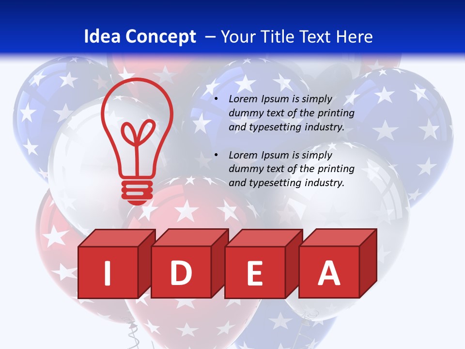 Holiday America American PowerPoint Template