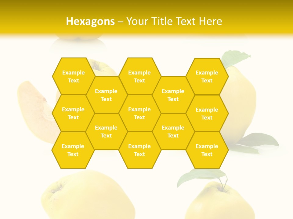 Fruit Leaf White PowerPoint Template