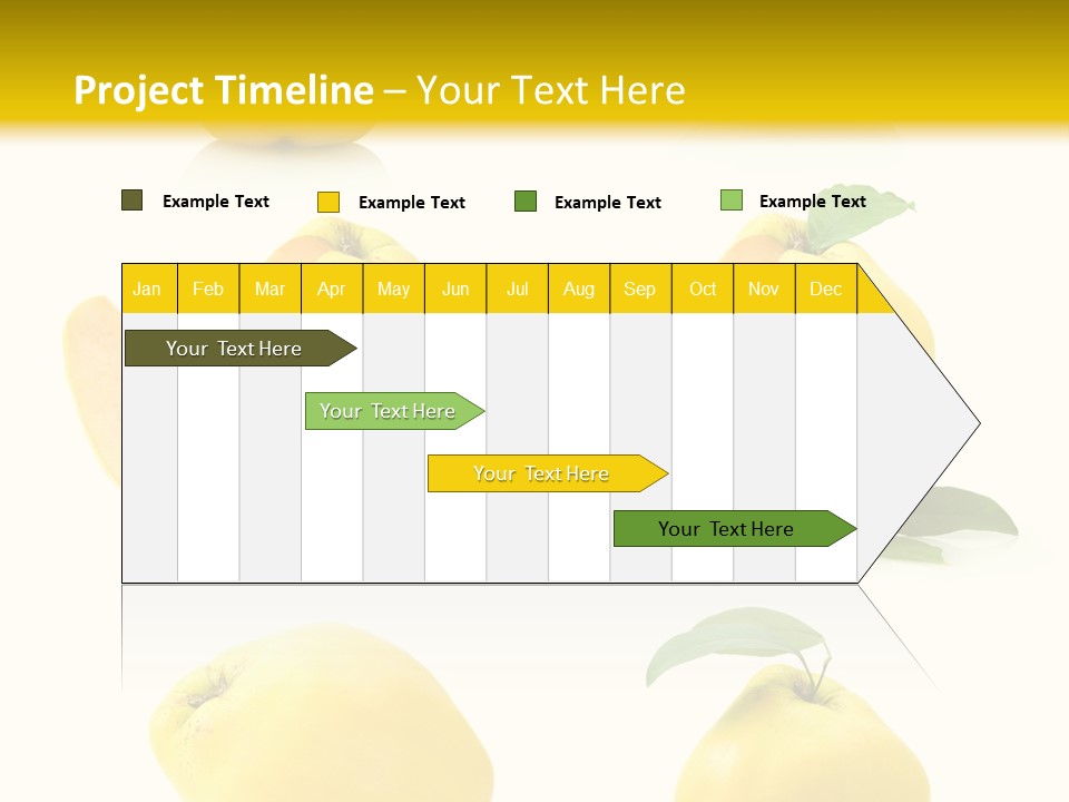 Fruit Leaf White PowerPoint Template