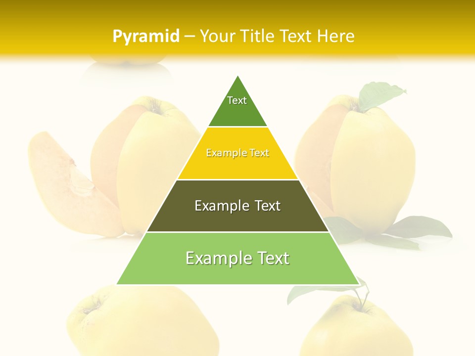 Fruit Leaf White PowerPoint Template