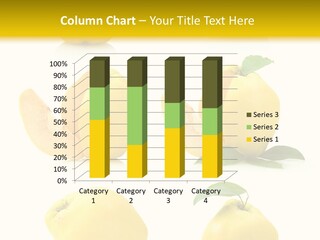 Fruit Leaf White PowerPoint Template