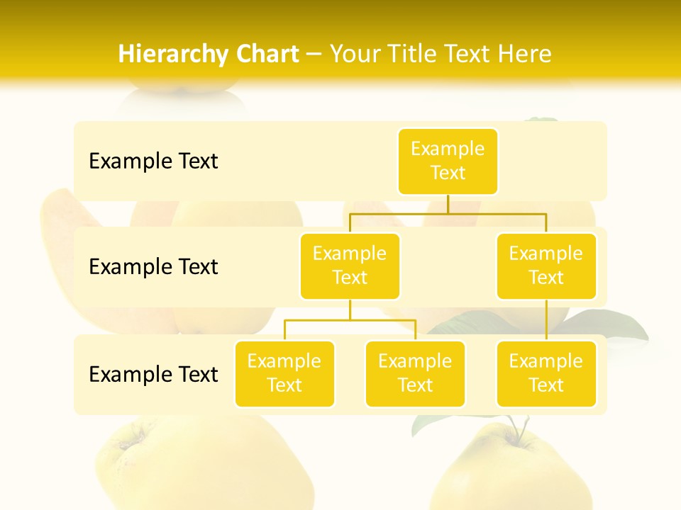 Fruit Leaf White PowerPoint Template