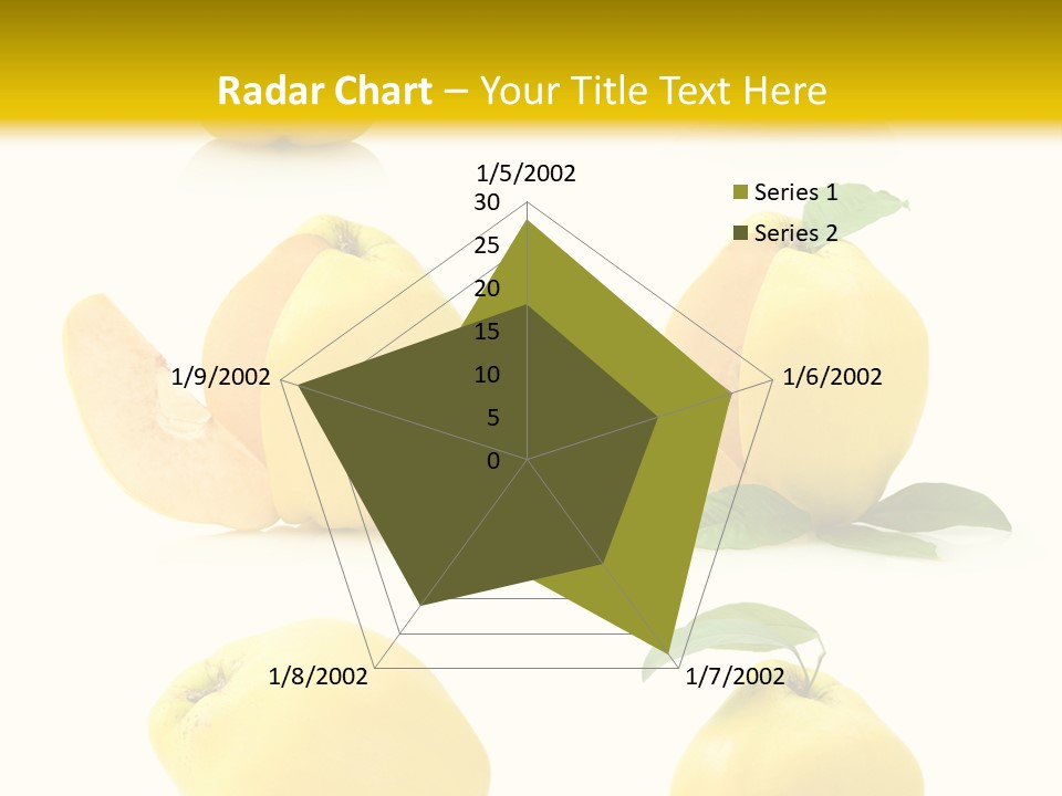 Fruit Leaf White PowerPoint Template