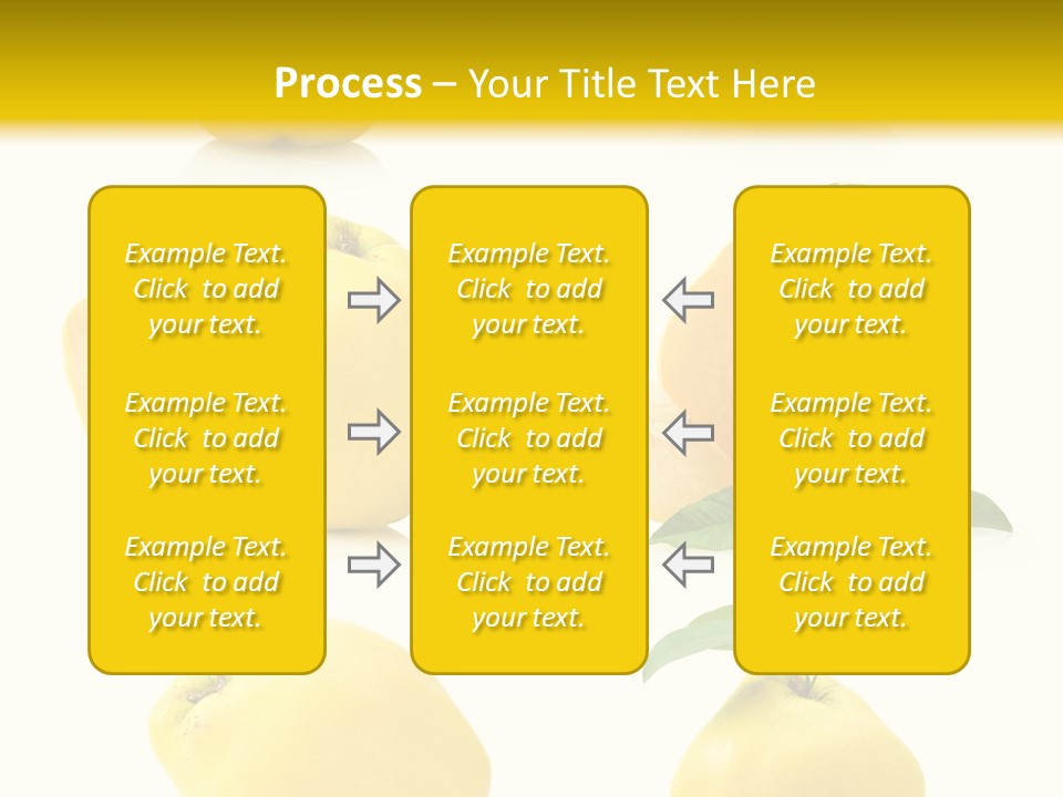 Fruit Leaf White PowerPoint Template