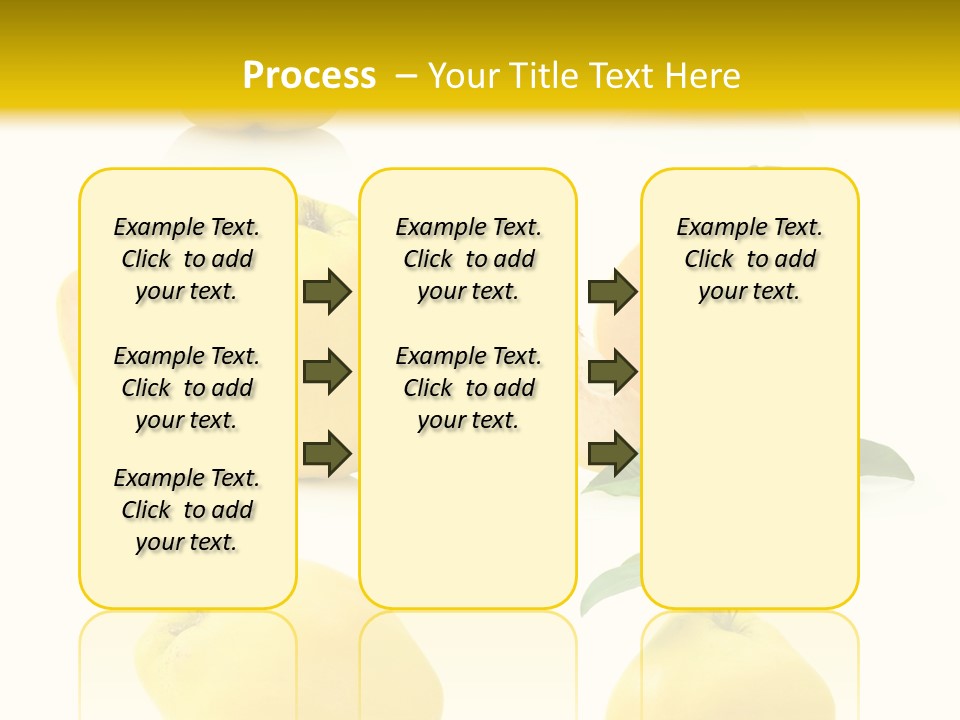 Fruit Leaf White PowerPoint Template