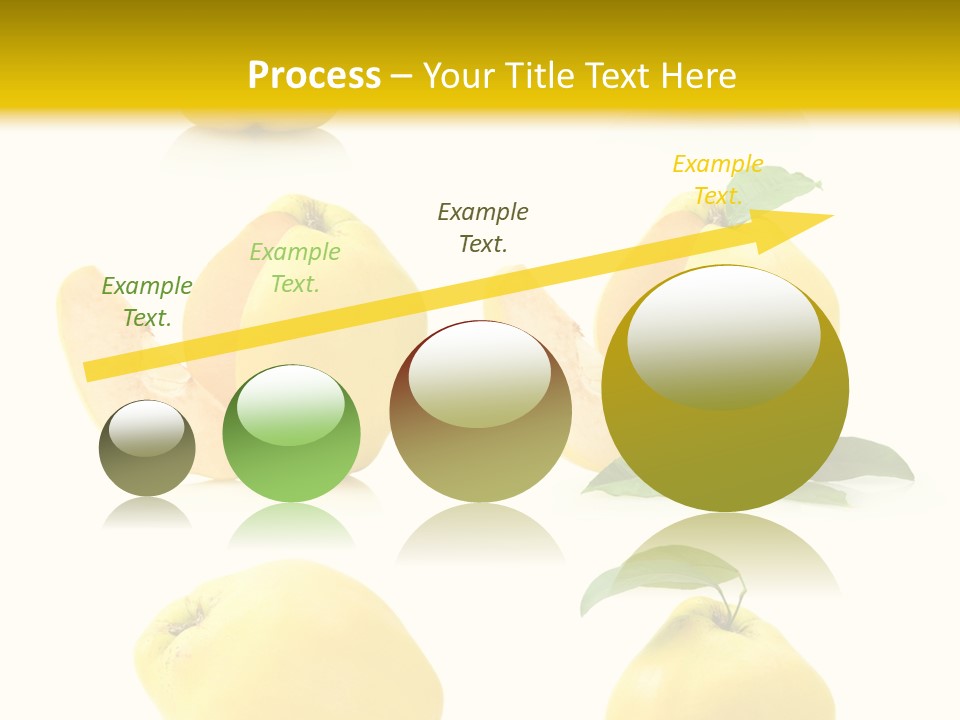 Fruit Leaf White PowerPoint Template