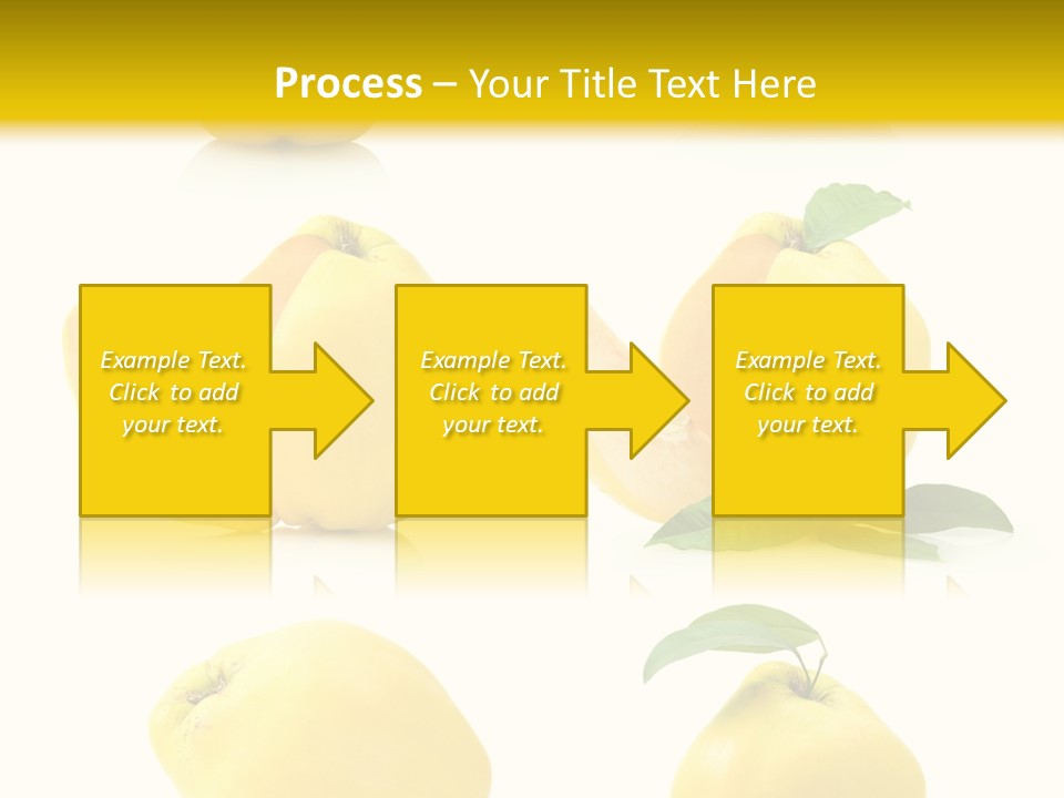 Fruit Leaf White PowerPoint Template