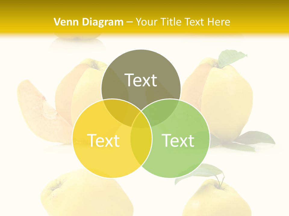 Fruit Leaf White PowerPoint Template