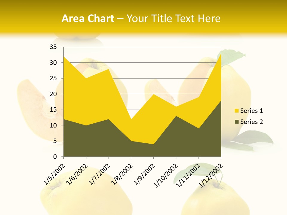Fruit Leaf White PowerPoint Template
