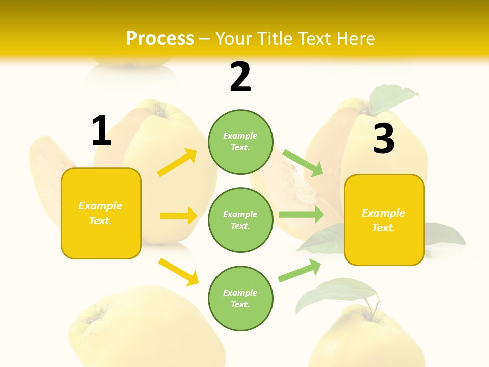 Fruit Leaf White PowerPoint Template