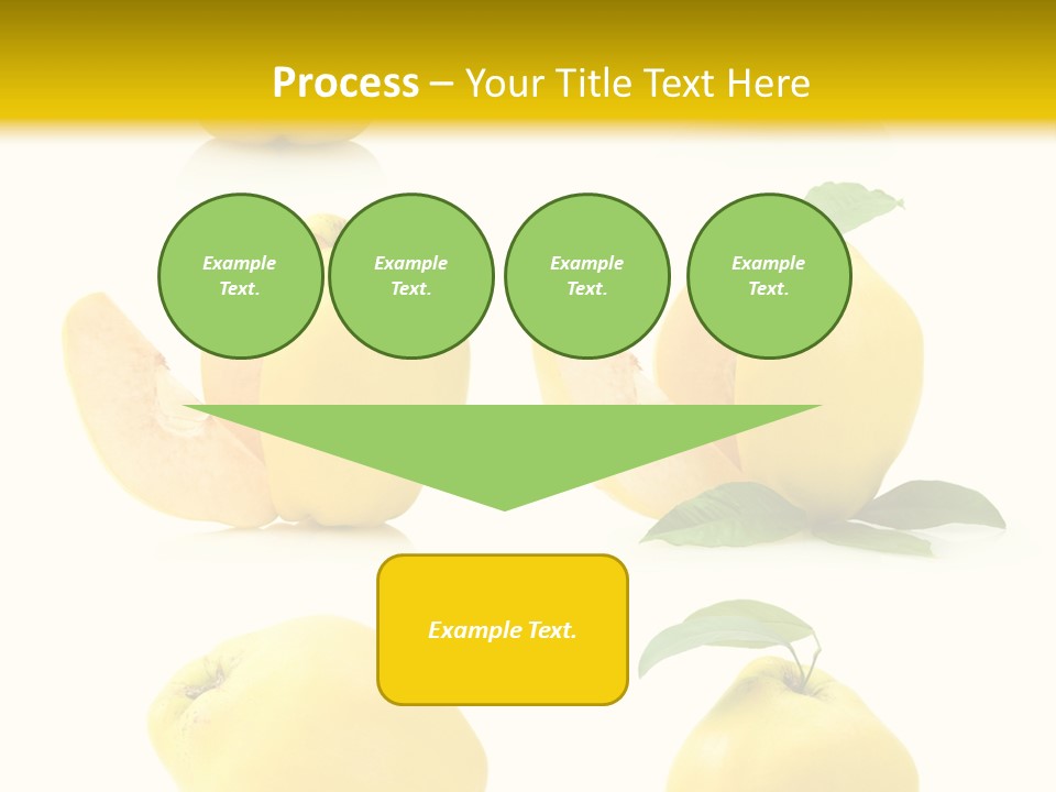Fruit Leaf White PowerPoint Template