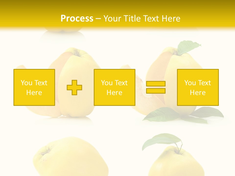 Fruit Leaf White PowerPoint Template