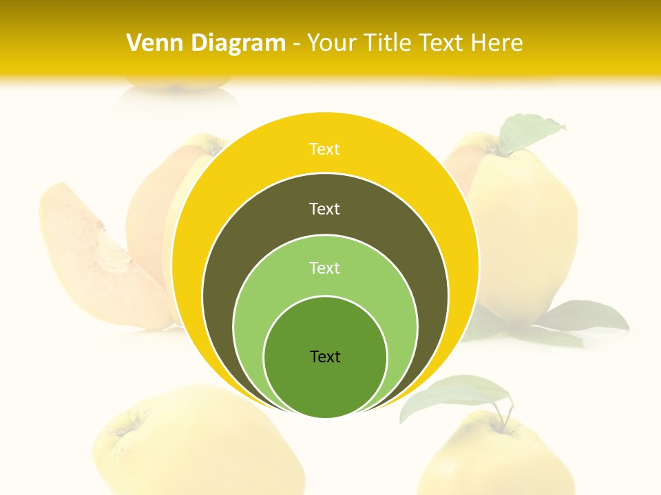 Fruit Leaf White PowerPoint Template