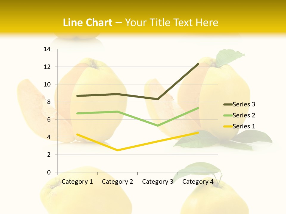 Fruit Leaf White PowerPoint Template