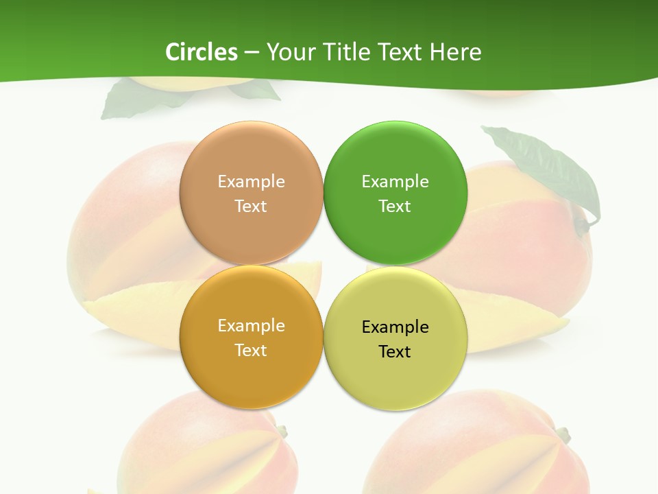 Fresh Diet Isolated PowerPoint Template