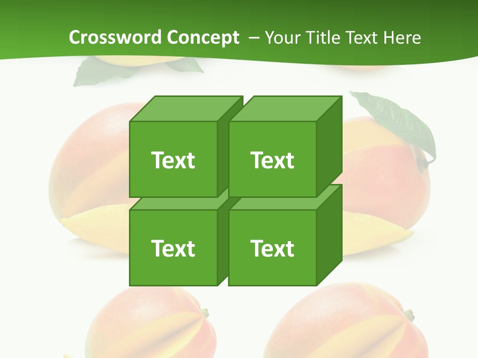 Fresh Diet Isolated PowerPoint Template