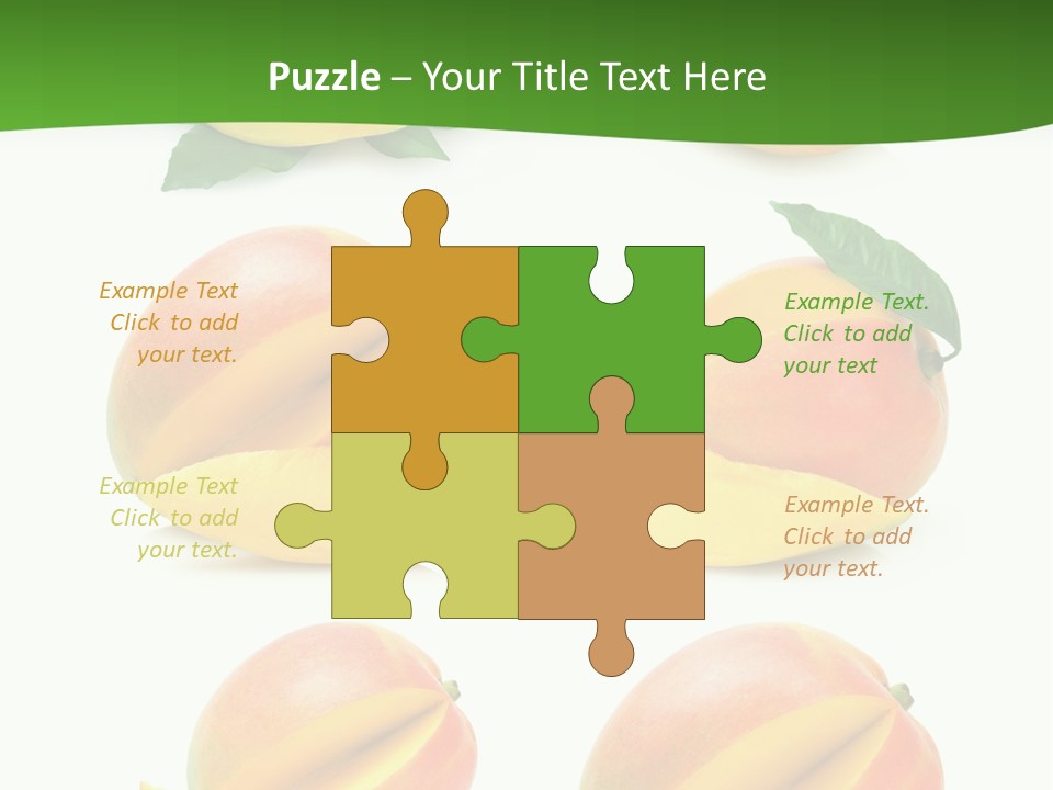 Fresh Diet Isolated PowerPoint Template