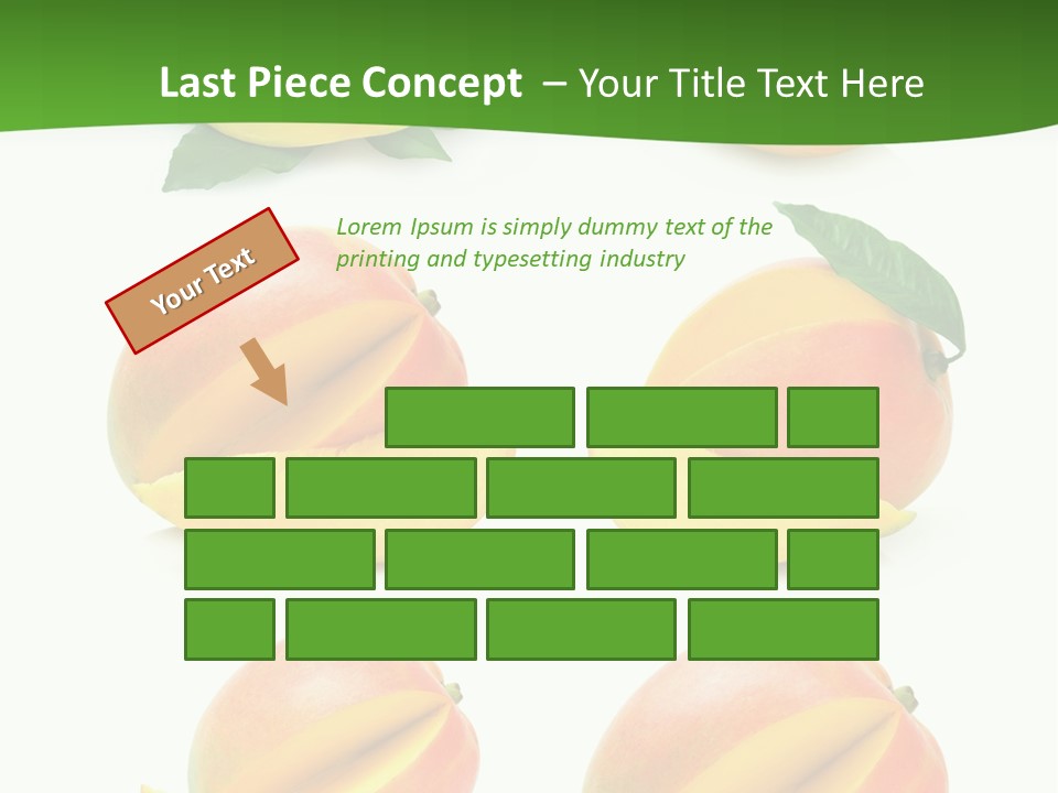 Fresh Diet Isolated PowerPoint Template