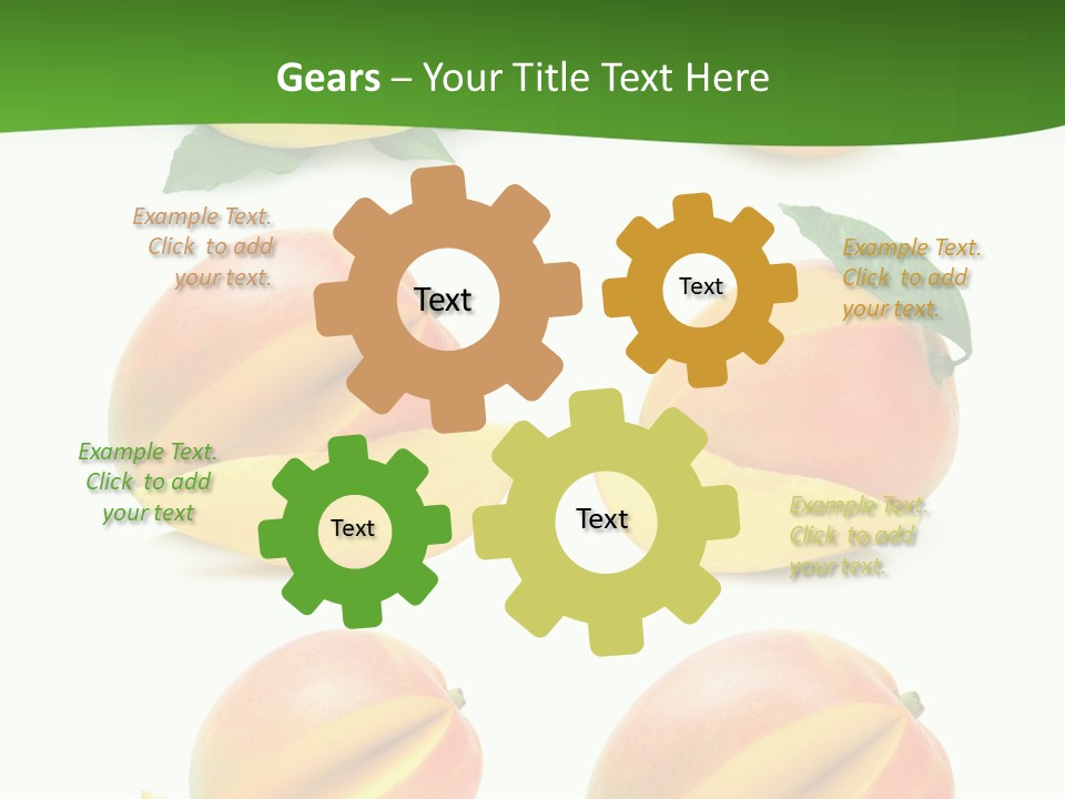 Fresh Diet Isolated PowerPoint Template