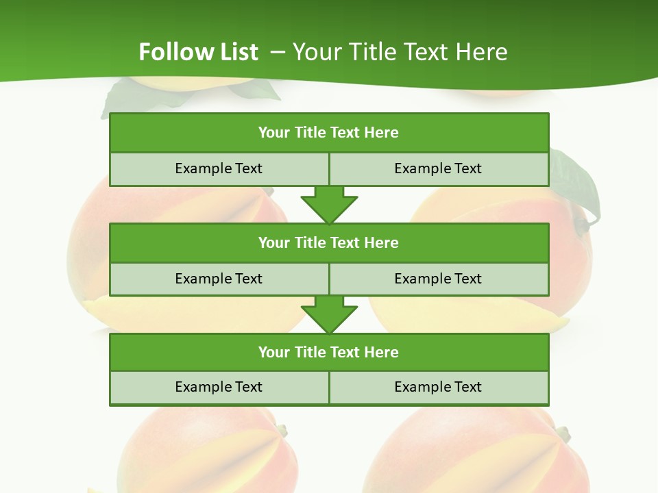 Fresh Diet Isolated PowerPoint Template