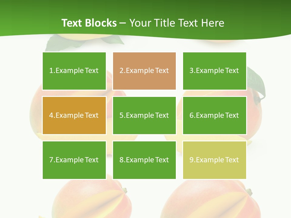 Fresh Diet Isolated PowerPoint Template