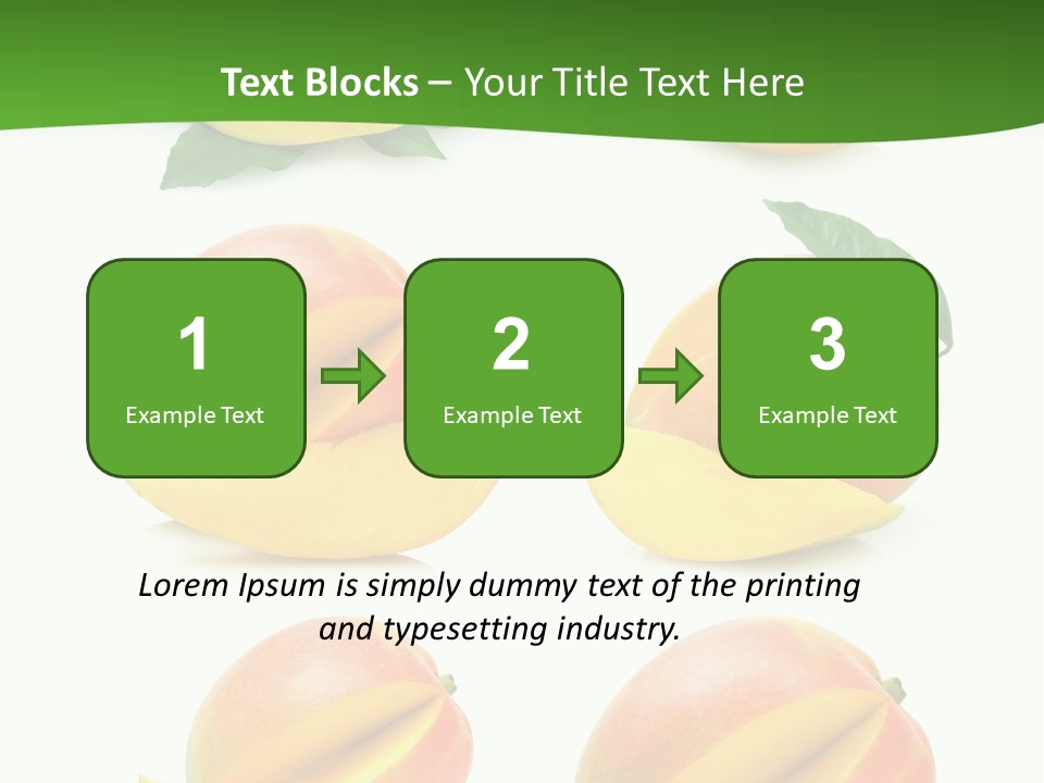 Fresh Diet Isolated PowerPoint Template