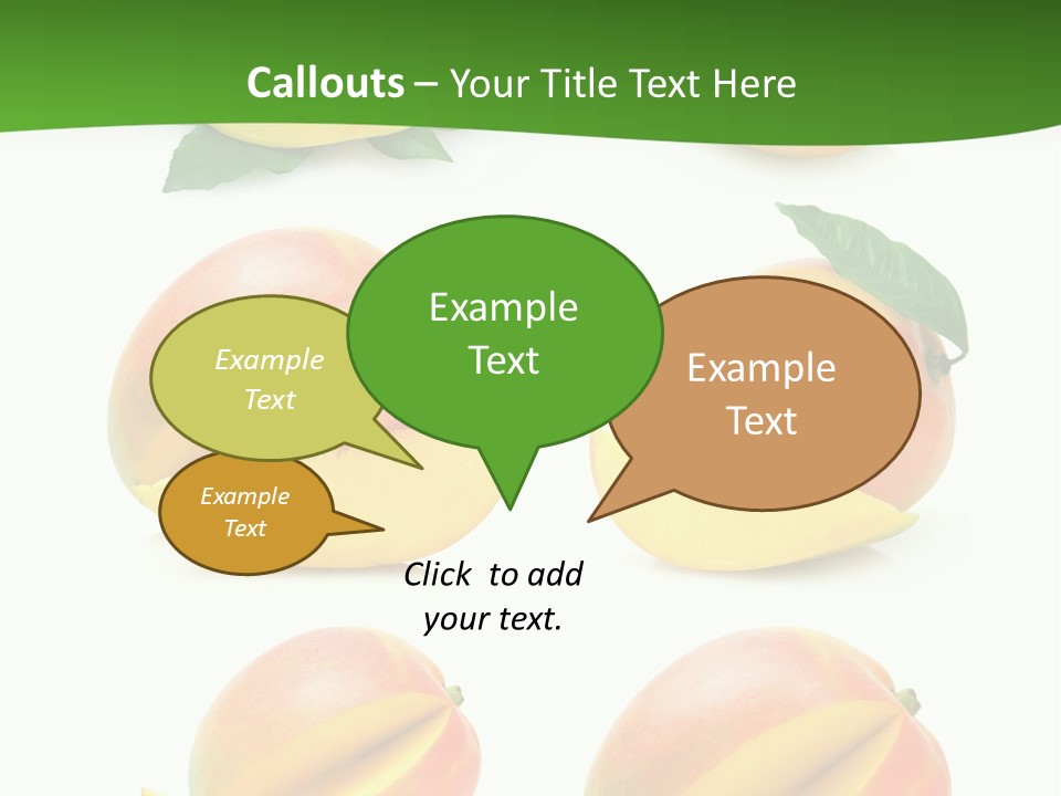 Fresh Diet Isolated PowerPoint Template