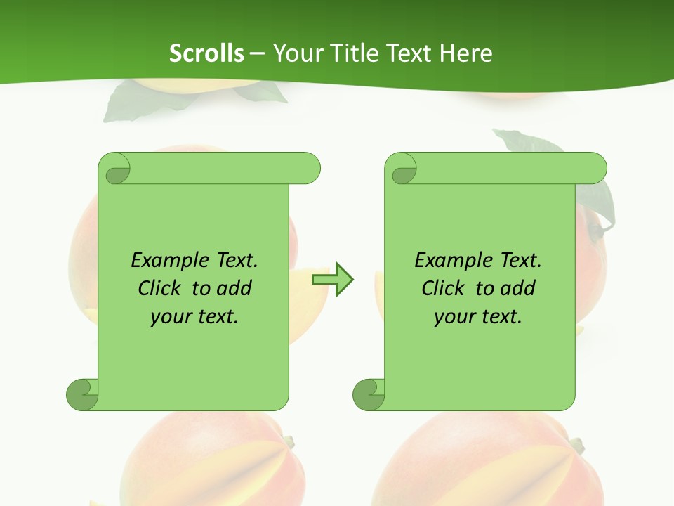 Fresh Diet Isolated PowerPoint Template